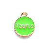 Alloy Enamel Pendants ENAM-S124-01B-06C-3
