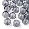 Transparent Blow High Borosilicate Glass Globe Beads GLAA-T003-09G-4