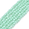 Electroplate Glass Beads Strands EGLA-A044-P1mm-A14-1