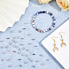 200Pcs 10 Colors Brass Rhinestone Spacer Beads RB-DC0001-09-5