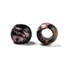 Natural Rhodonite European Beads G-T092-10mm-26-2