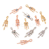 24Pcs 12 Styles Rack Plating Alloy European Dangle Charms MPDL-TA0001-04-2