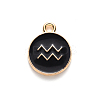 Alloy Enamel Pendants X-ENAM-S124-01B-08J-2