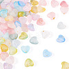 110Pcs 11 Colors Frosted Transparent Acrylic Beads OACR-TA0003-52-3