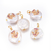 Natural Cultured Freshwater Pearl Pendants PEAR-L027-48A-1