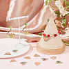 20Pcs Rack Plating Golden Alloy Pendants ALRI-SC0001-45-4