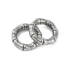 Bamboo Joint Ring 316 Surgical Stainless Steel Hoop Nose Rings EJEW-G416-19C-AS-4