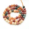 Natural Quartz Beads Strands G-N355-6mm-18-2