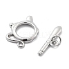 Brass Toggle Clasps KK-L222-010P-1