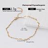 Elegant 304 Stainless Steel Link Chain Bracelets for Women XA7363-3-1