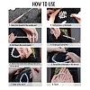 Steel Beading Needles with Hook for Bead Spinner TOOL-C009-01B-05-3