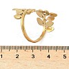 304 Stainless Steel Adjustable Open Cuff Rings for Women LS-RJEW-U060-03G-G-2
