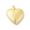 Eco-Friendly Rack Plating Brass Locket Pendants KK-F850-05G-1