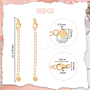 20Pcs 304 Stainless Steel Chain Extender STAS-UN0060-87G-3
