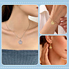 4Pcs 4 Styles Brass Pendants KK-TA0009-06-7