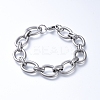 Tarnish Resistant 304 Stainless Steel Chain Bracelets LS-BJEW-F407-01-P-1