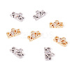 8Pcs 2 Colors Glass Charms KK-TA0001-77-2