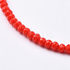 Faceted Rondelle Glass Beaded Necklaces NJEW-JN02568-01-2