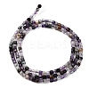 Natural Purple Fluorite Beads Strands LS-G-RM2025-32B-04-5
