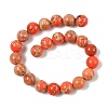 Dyed Natural Regalite/Imperial Jasper/Sea Sediment Jasper Beads Strands G-B124-C01-18-4