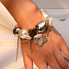 Bohemian Style Shell Shape Alloy Charm Bracelets WG311F9-01-3