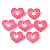 Transparent Printed Acrylic Beads MACR-S373-124-H08-2