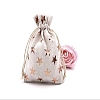 Christmas Theme Cotton Fabric Cloth Bag ABAG-H104-B01-1