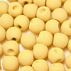 Rubberized Acrylic Beads OACR-G012-05B-3