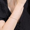 DIY Plastic Pearl Beaded Chains Bracelet Necklace Making Kit DIY-TA0009-70-8
