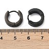 304 Stainless Steel Polishing Effect Hoop Earrings EJEW-M001-40C-EB-5