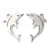 Non-Tarnish 304 Stainless Steel Pendants STAS-L020-015P-1