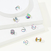 8Pcs 4 Styles Stainless Steel Cuff Earrings EJEW-HS0001-10MC-5