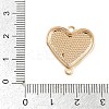 Brass Enamel & Natural Pearl Heart with Flower Connector Charms KK-K351-52G-02-3