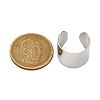 304 Stainless Steel Open Cuff Rings RJEW-G335-01C-5