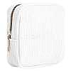 Corduroy Cloth Cosmetic Zipper Bags AJEW-WH20017-50F-1