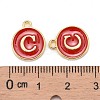 Golden Plated Alloy Enamel Charms LS-ENAM-S118-03C-3