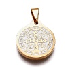304 Stainless Steel Pendants STAS-H321-02-2