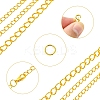 Iron Ends with Twist Chain Extension & Open Jump Rings DIY-YW0010-74G-4
