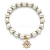 Alloy & Crystal Rhinestone  Charm Bracelets FS-WGAEA4B-05-1