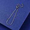 304 Stianless Steel Cable Chain Bracelet Making STAS-CJ0001-134P-7