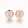Ion Plating(IP) 304 Stainless Steel Textured Beads LS-STAS-F217-10RG-2