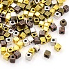 Tibetan Style Alloy Cube Spacer Beads TIBEB-X0011-NR-1