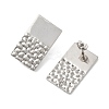 304 Stainless Steel Stud Earrings Findings EJEW-R151-01P-05-2