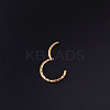 316L Surgical Stainless Steel Wheat Hoop Nose Rings WG7F55C-03-1
