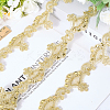3 Yards Polyester Flower Lace Ribbon OCOR-WH20001-20C-3