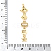 Brass Micro Pave Clear Cubic Zirconia Pendants KK-D101-01D-G-3