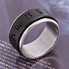 Laser Cut 304 Stainless Steel Finger Rings FS-WGFAC1E-10-1