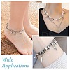 60Pcs 6 Styles 201/304 Stainless Steel Pendants STAS-CJ0002-93-7