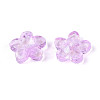 Baking Paint Transparent Glass Beads DGLA-N014-08A-04-2