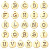 26Pcs 26 Styles Brass Micro Pave Cubic Zirconia Charms KK-SC0006-94-1